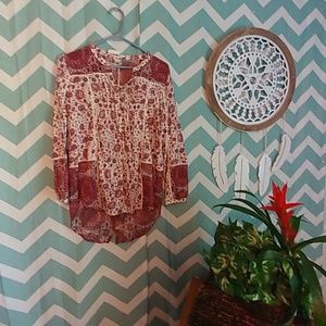Lucky Brand whispy shirt sz S